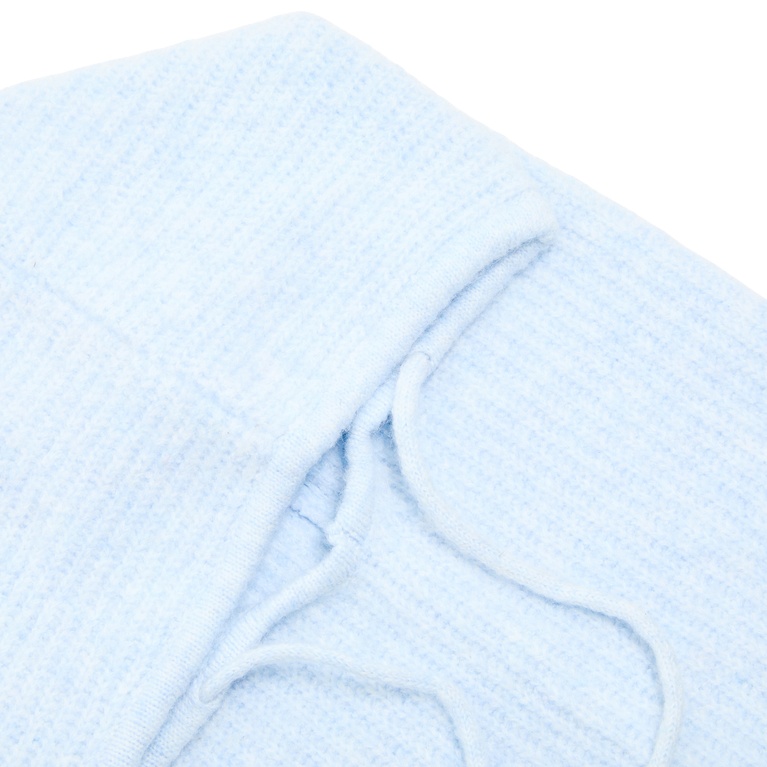 Ribbed balaclava "Kelly" Blue